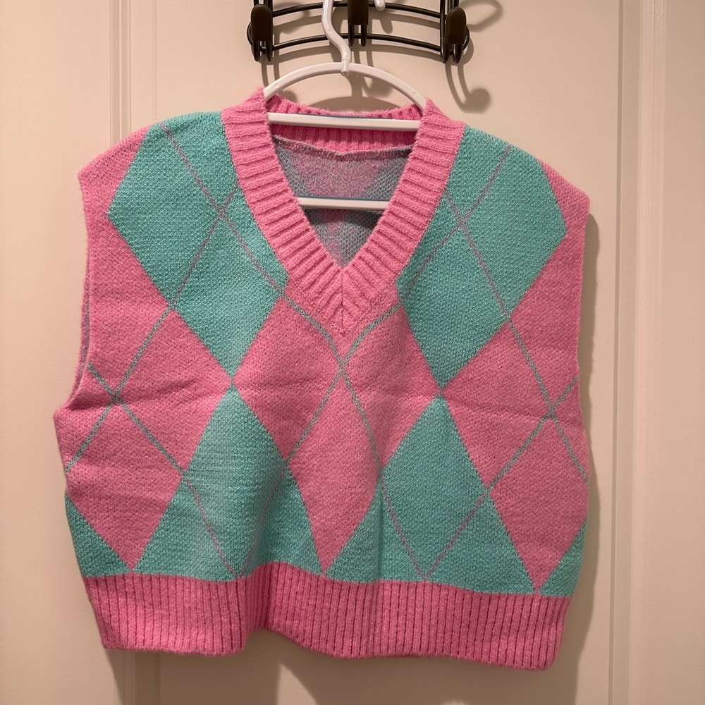Colorful Knit Vest